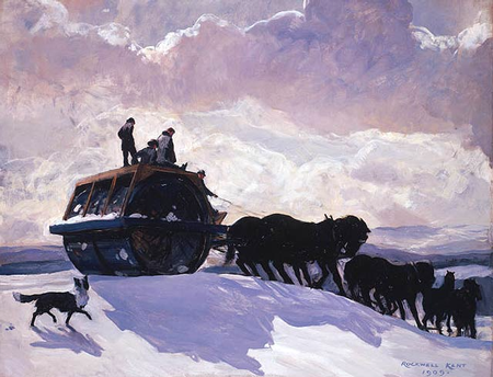 "The Road Roller" (1909) Rockwell Kent. The Phillips Collection