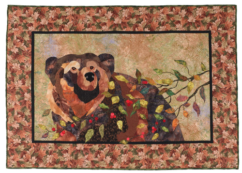 “Black Bear in the Afternoon Sun” (1995) by Betty de Haas-Walp, Johnsburg, NY