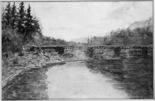 The Hudson River at Lower Works Painted by Robertson